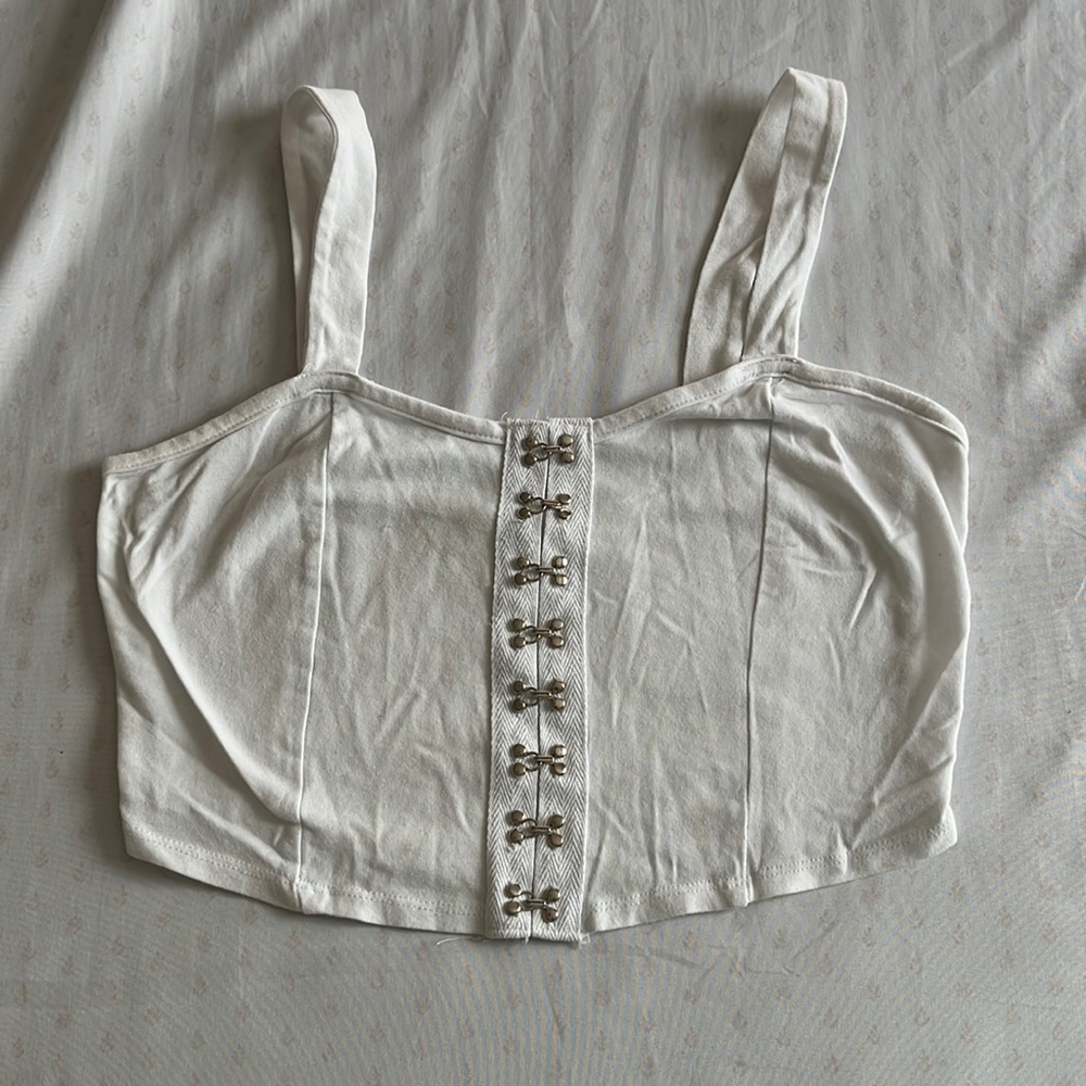 Bozzolo Womens White Croptop